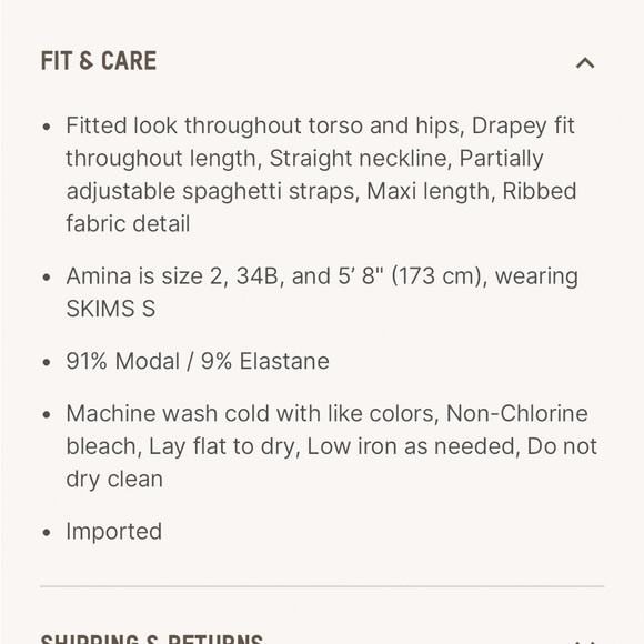 SKIMS Black Maxi Dress - Picture 3 of 7